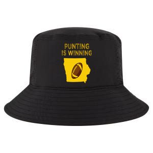 punting is winning iowa I cheer For The Punter Cool Comfort Performance Bucket Hat