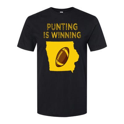 punting is winning iowa I cheer For The Punter Softstyle CVC T-Shirt