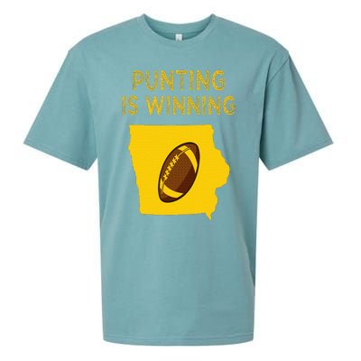 punting is winning iowa I cheer For The Punter Sueded Cloud Jersey T-Shirt