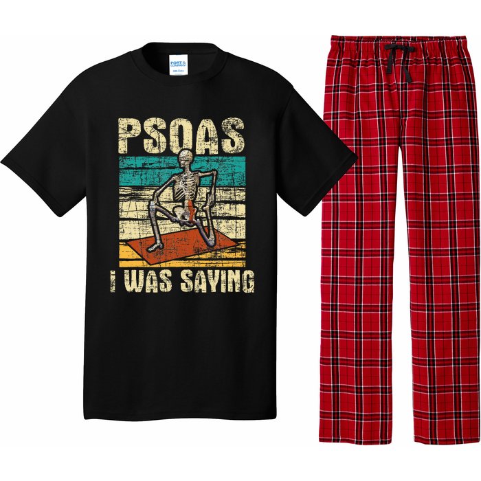 Psoas I Was Saying Massage Therapist Therapy Lmt Masseuse Pajama Set