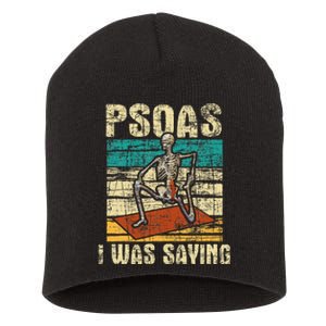 Psoas I Was Saying Massage Therapist Therapy Lmt Masseuse Short Acrylic Beanie