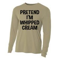 Pretend IM Whipped Cream Thanksgiving Funny Food Costume Cooling Performance Long Sleeve Crew