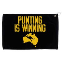 Punting Is Winning Australia Map Grommeted Golf Towel