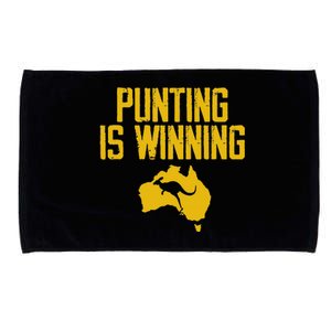 Punting Is Winning Australia Map Microfiber Hand Towel