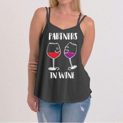 Partners In Wine Cool Wine Ers Gift Women's Strappy Tank