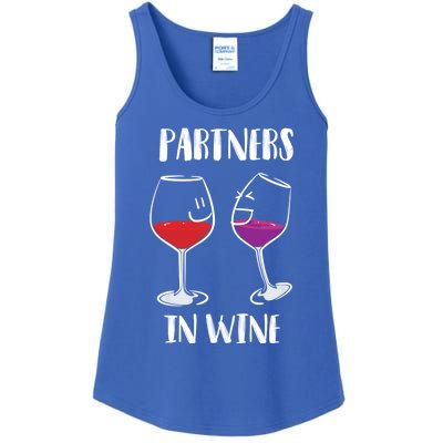 Partners In Wine Cool Wine Ers Gift Ladies Essential Tank