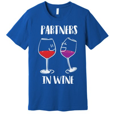 Partners In Wine Cool Wine Ers Gift Premium T-Shirt