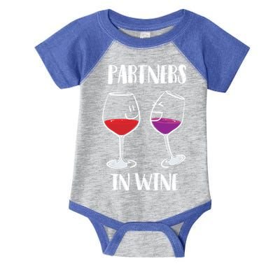 Partners In Wine Cool Wine Ers Gift Infant Baby Jersey Bodysuit