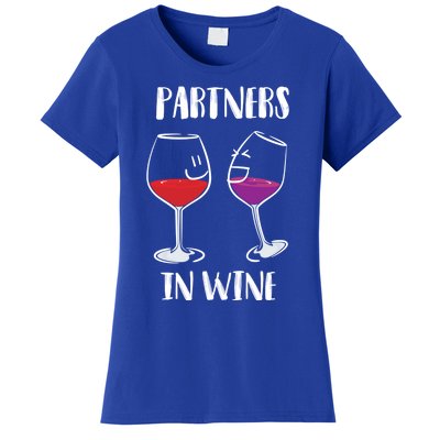 Partners In Wine Cool Wine Ers Gift Women's T-Shirt