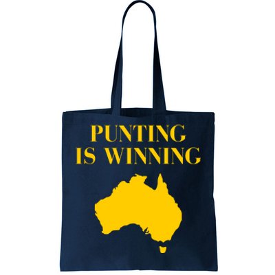 Punting Is Winning Iowa I Cheer For The Punter Tote Bag