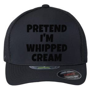 Pretend IM Whipped Cream Thanksgiving Funny Food Costume Flexfit Unipanel Trucker Cap