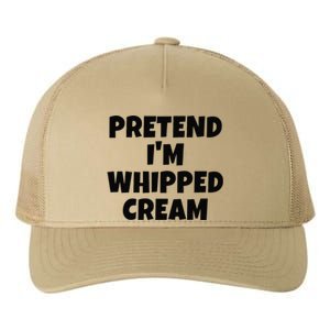 Pretend IM Whipped Cream Thanksgiving Funny Food Costume Yupoong Adult 5-Panel Trucker Hat