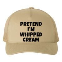 Pretend IM Whipped Cream Thanksgiving Funny Food Costume Yupoong Adult 5-Panel Trucker Hat