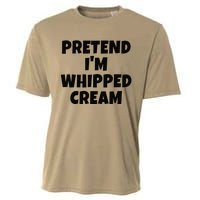 Pretend IM Whipped Cream Thanksgiving Funny Food Costume Cooling Performance Crew T-Shirt