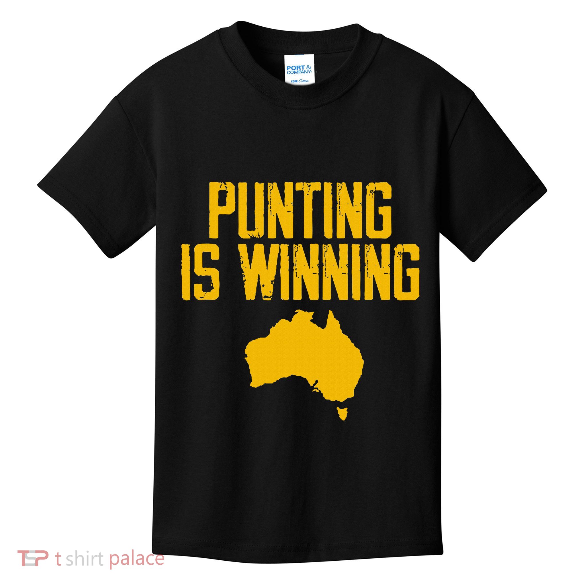 Punting Is Winning Australia Map Kids T-Shirt