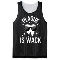 Plaque Is Wack Dentist Tooth Dental Hygienist Assistant Mesh Reversible Basketball Jersey Tank