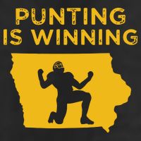 Punting Is Winning Iowa I Cheer For The Punter Cool Comfort Performance Bucket Hat