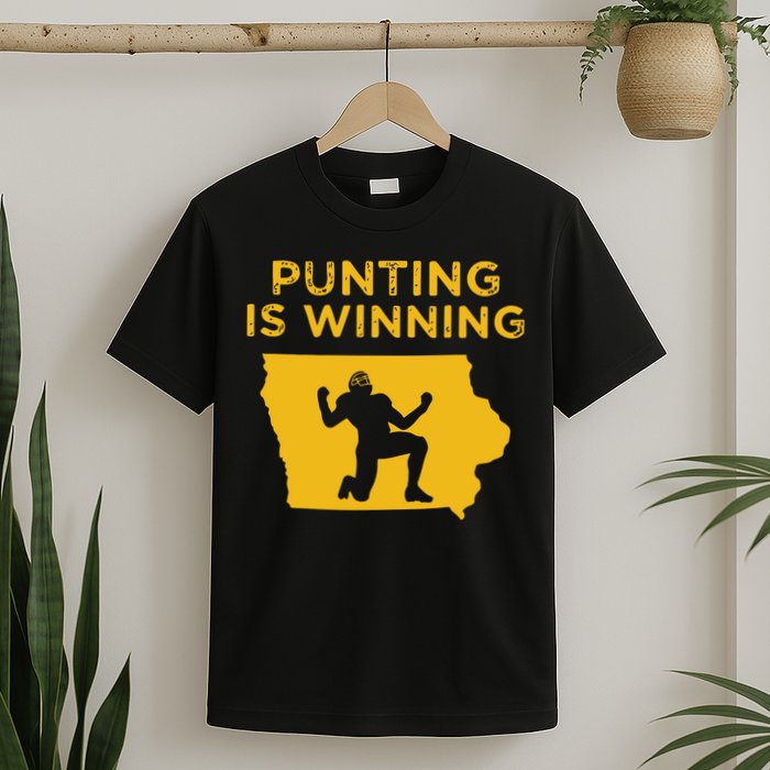 Punting Is Winning Iowa I Cheer For The Punter T-Shirt