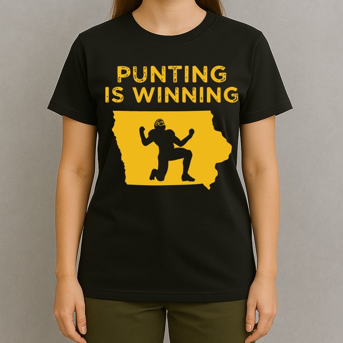 Punting Is Winning Iowa I Cheer For The Punter T-Shirt