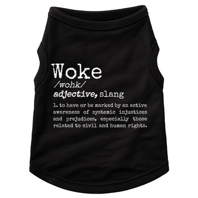 Politically Informed Woke Meaning Dictionary Definition Woke Doggie Tank