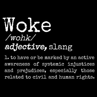 Politically Informed Woke Meaning Dictionary Definition Woke T-Shirt