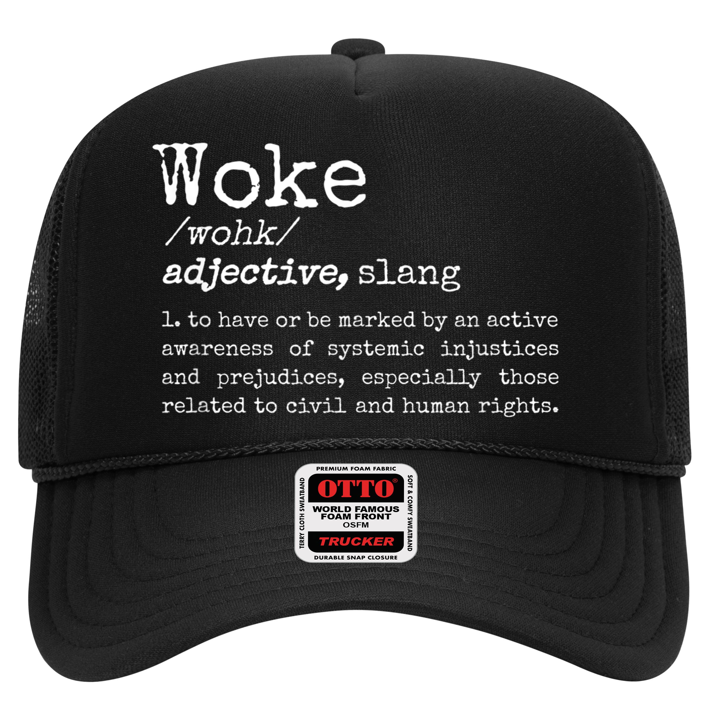 Politically Informed Woke Meaning Dictionary Definition Woke Hat