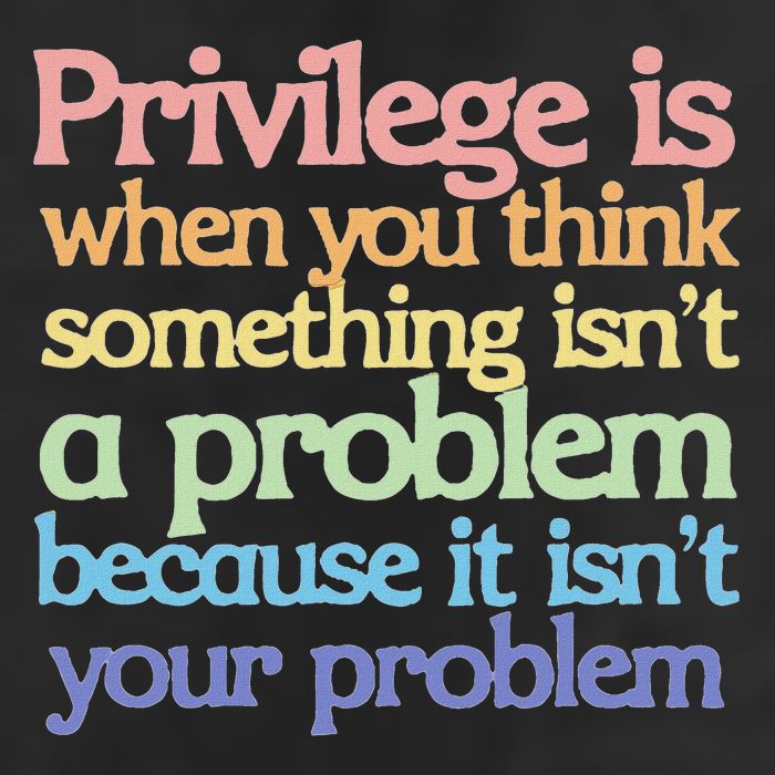 Privilege Is When You Think Something Isn't A Problem Knit Cap Winter Beanie