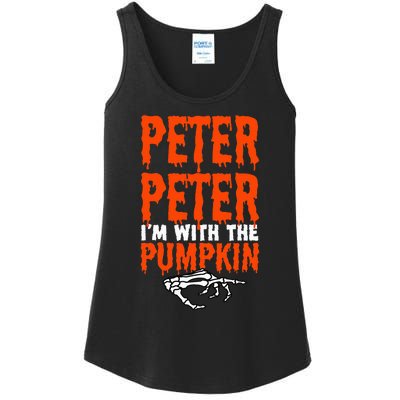 Peter IM With The Pumpkin Halloween Costume Couple Ladies Essential Tank