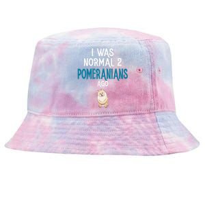 Pomeranian I was normal two Pomeranians ago Tie-Dyed Bucket Hat