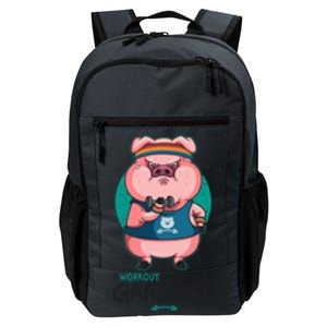 Pig I Workout So I Can Eat Garbage Weightlifting Gift Daily Commute Backpack