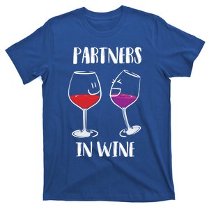 Partners In Wine Cool Wine Ers Gift Meaningful Gift T-Shirt