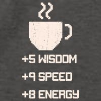 Pixel Coffee Power Up Wisdom Speed Energy Vector Backpack