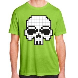 Pixel Video Game Death Skull Adult ChromaSoft Performance T-Shirt