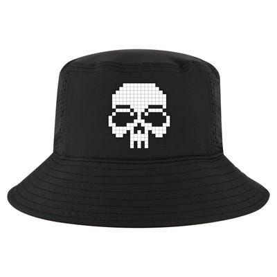 Pixel Video Game Death Skull Cool Comfort Performance Bucket Hat