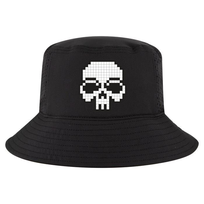 Pixel Video Game Death Skull Cool Comfort Performance Bucket Hat