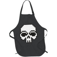 Pixel Video Game Death Skull Apron
