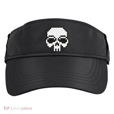 Pixel Video Game Death Skull Adult Drive Performance Visor