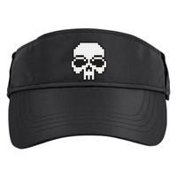 Pixel Video Game Death Skull Adult Drive Performance Visor
