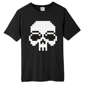 Pixel Video Game Death Skull Tall Fusion ChromaSoft Performance T-Shirt