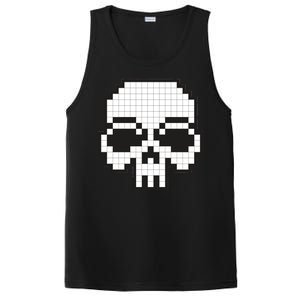 Pixel Video Game Death Skull PosiCharge Competitor Tank