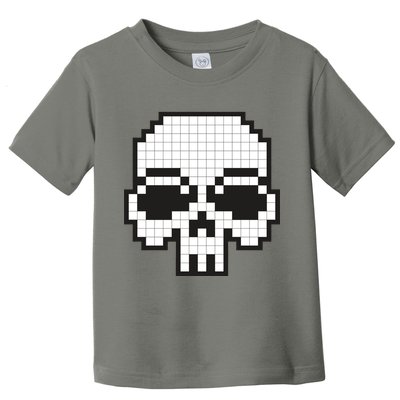 Pixel Video Game Death Skull Toddler T-Shirt