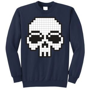 Pixel Video Game Death Skull Sweatshirt