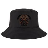 Pixelated Pug Dog Cool Comfort Performance Bucket Hat