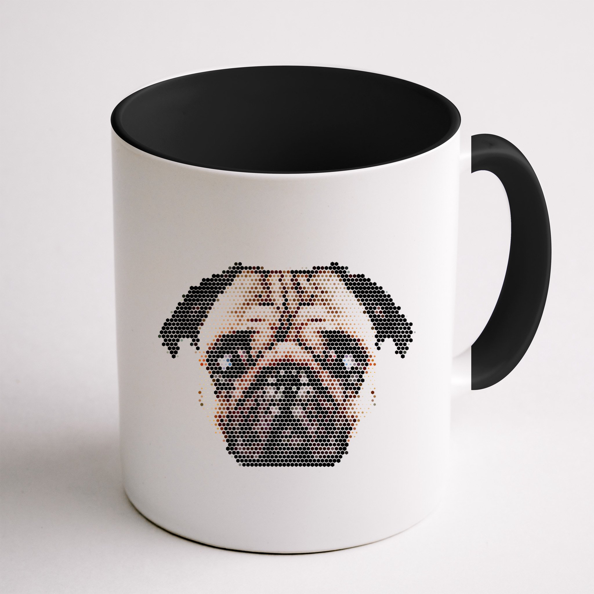 Pixelated Pug Dog Mug