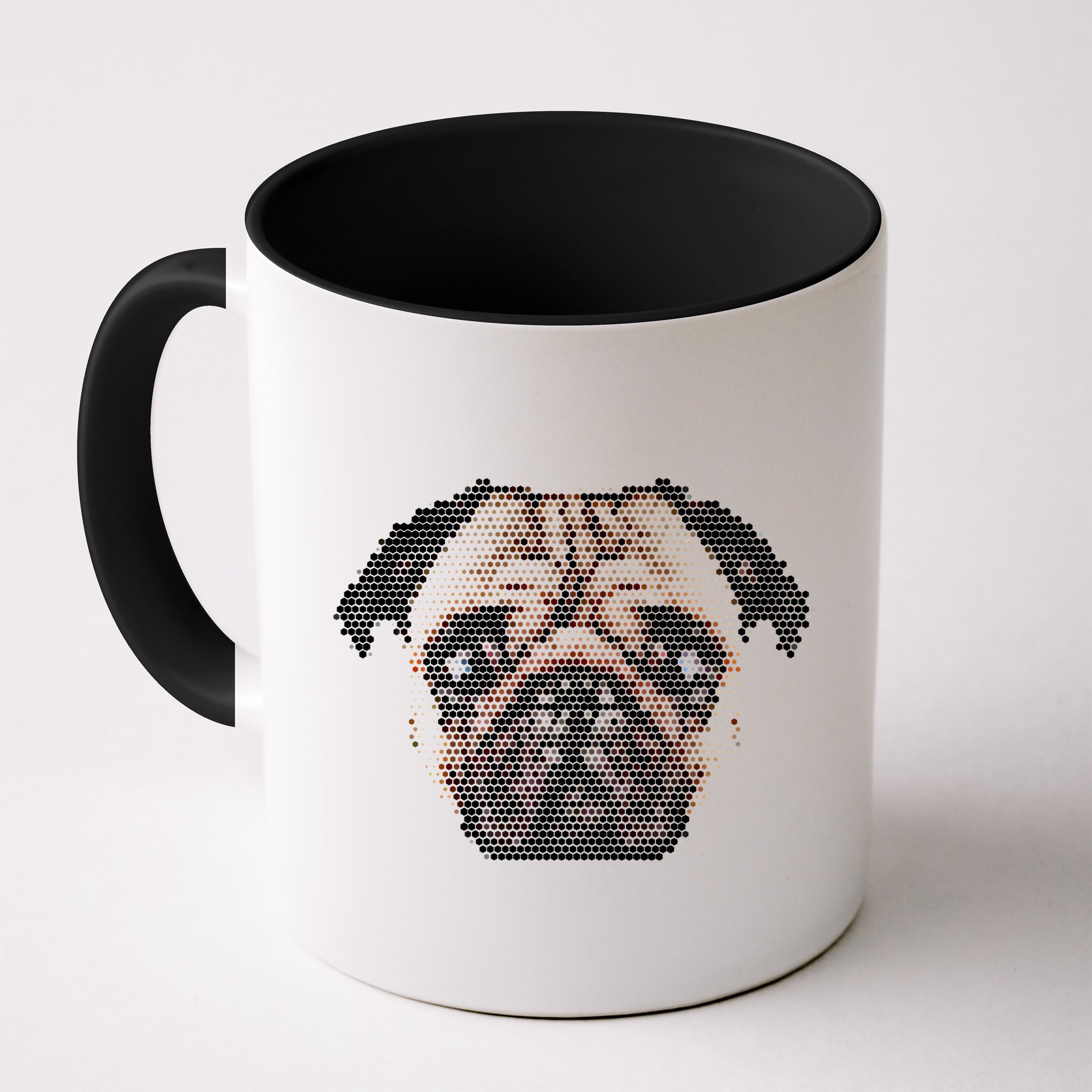 Pixelated Pug Dog Mug