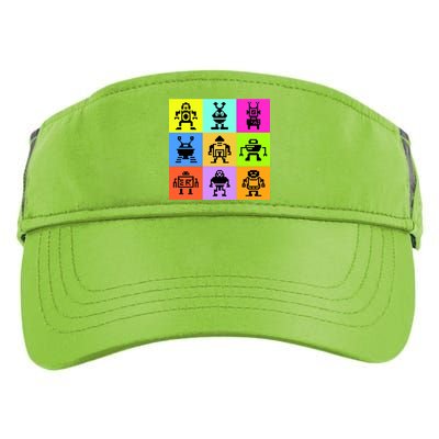 Pixelated Robot Collection Adult Drive Performance Visor