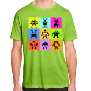 Pixelated Robot Collection Adult ChromaSoft Performance T-Shirt