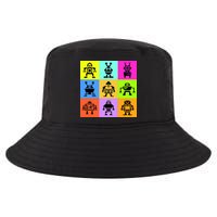 Pixelated Robot Collection Cool Comfort Performance Bucket Hat