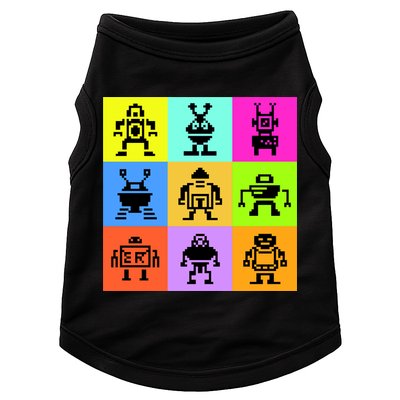 Pixelated Robot Collection Doggie Tank