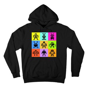 Pixelated Robot Collection Hoodie